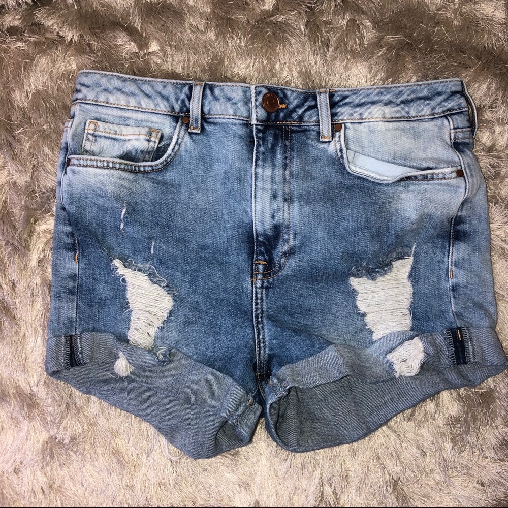 Forever 21, Denim Ripped Shorts